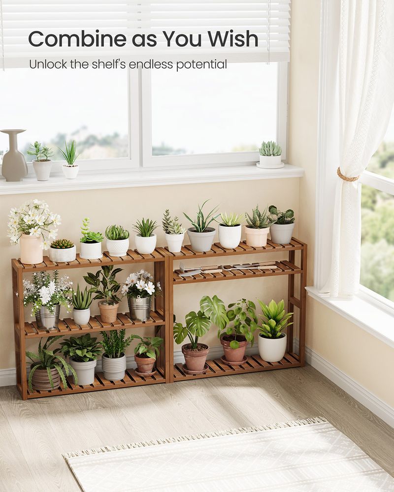 3-Tier Bamboo Bathroom Shelf – Adjustable Shelves – Wall Mount or Freestanding