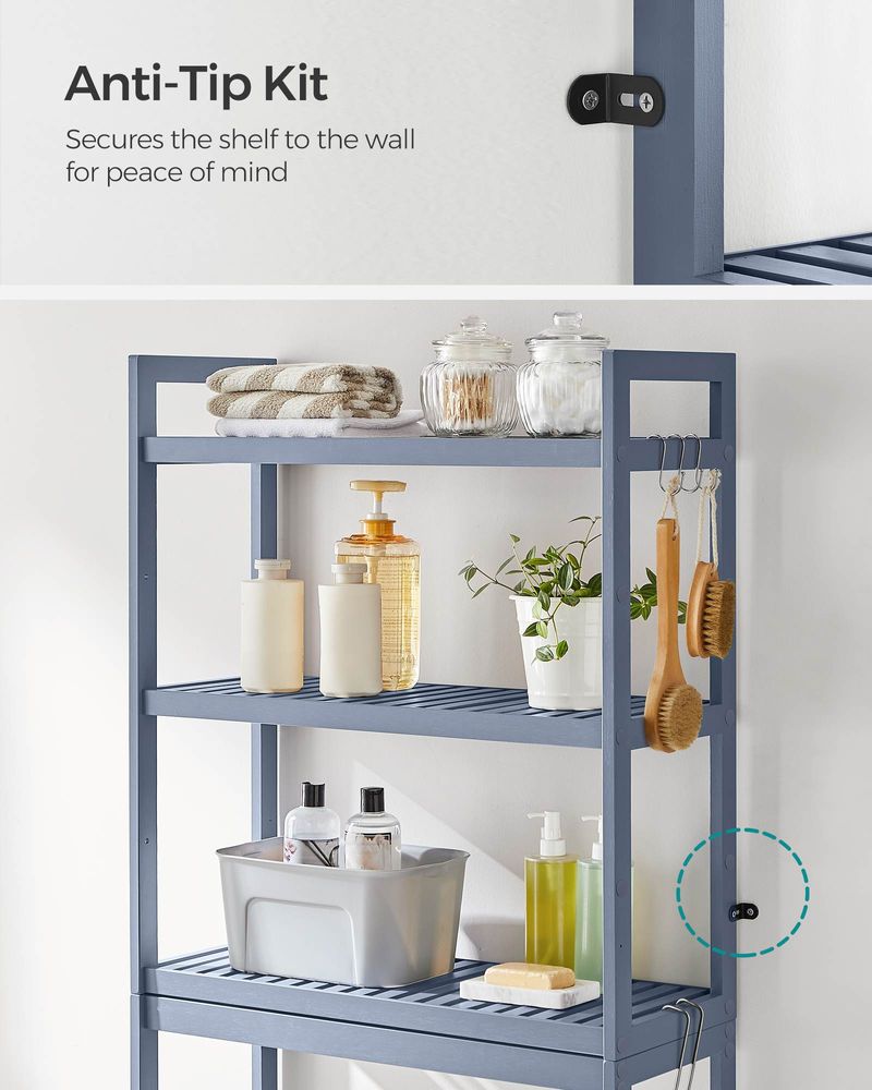 Over The Toilet Storage Rack - 3 Tier - Bathroom Organizer