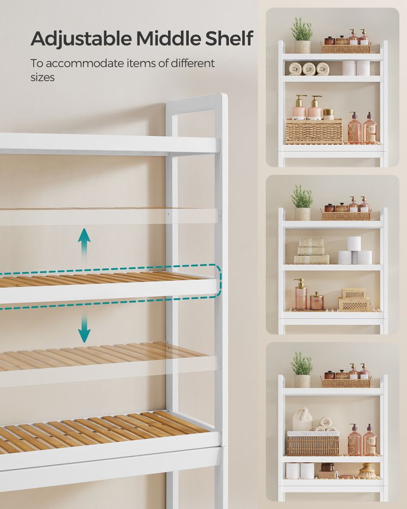 Over The Toilet Storage Rack - 3 Tier - Bathroom Organizer