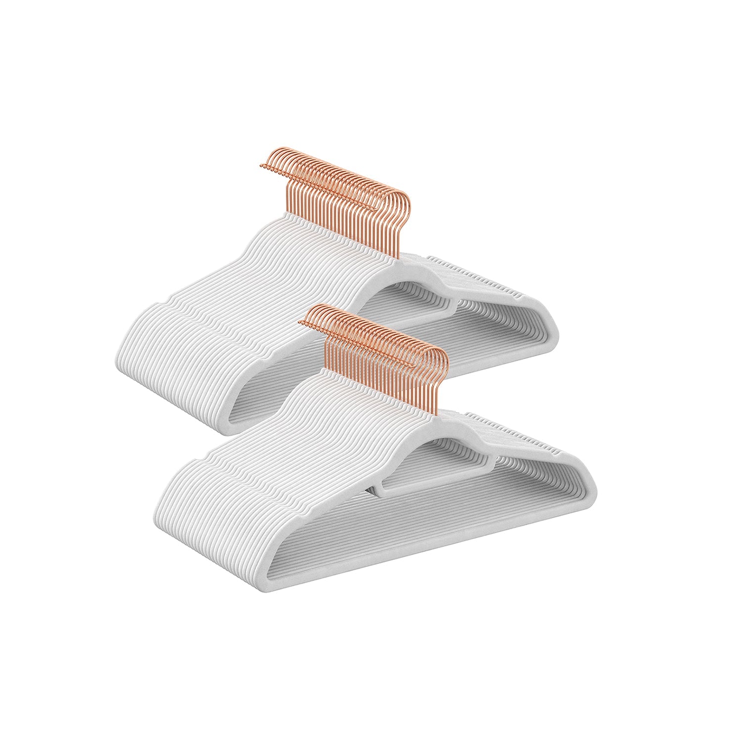 Velvet Clothes Hangers - Wardrobe Organizer - Set Of 30