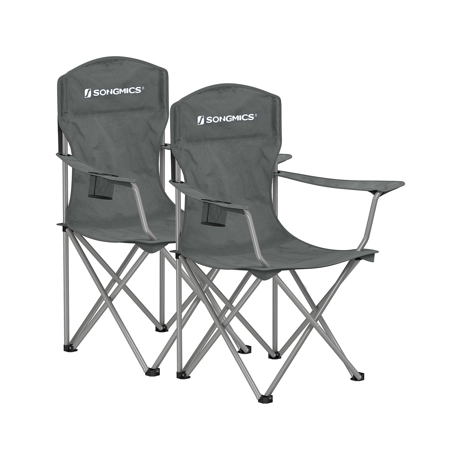 Folding Camping Chairs Set of 2 Portable Outdoor Chairs With Carry Bag