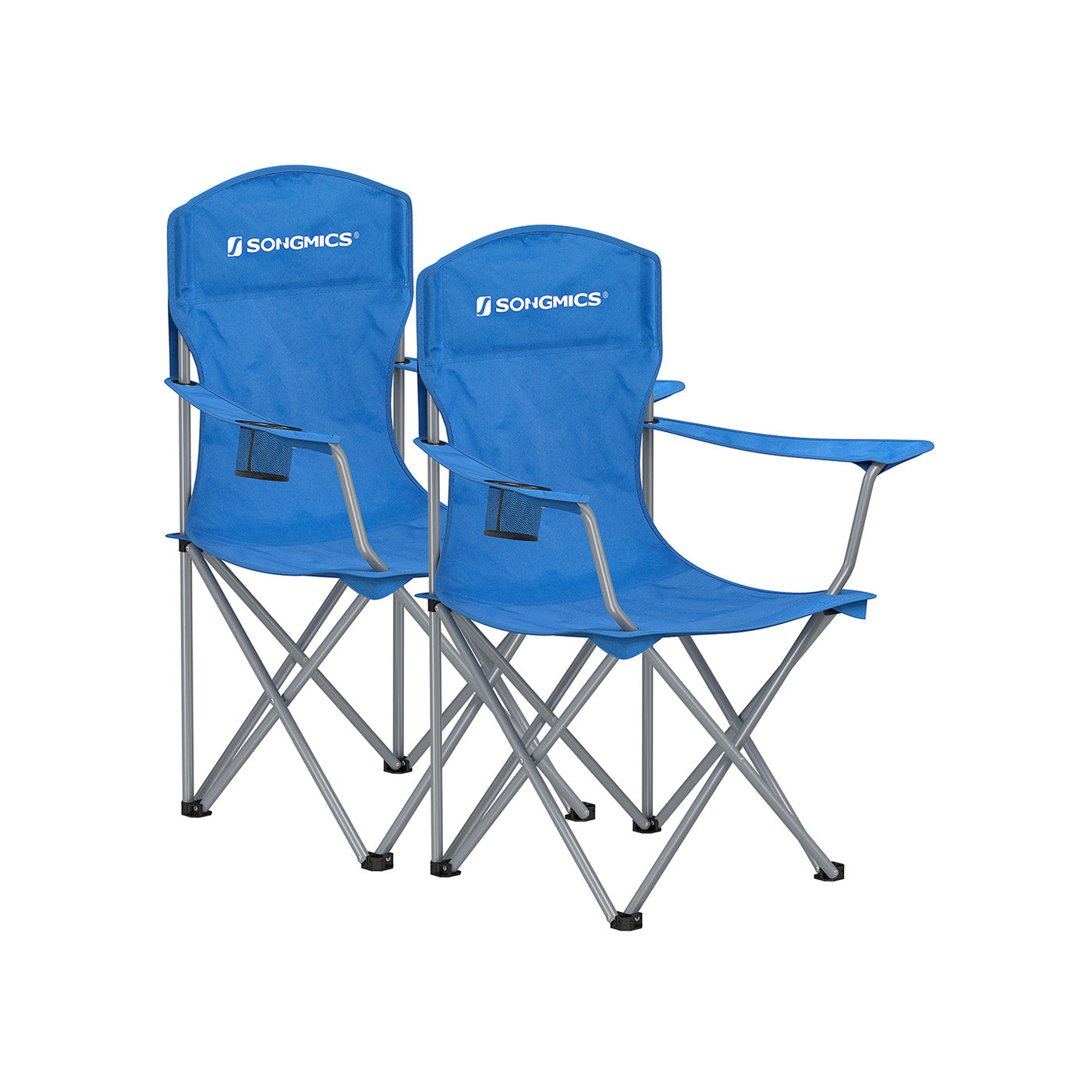 Folding Camping Chairs Set of 2 Portable Outdoor Chairs With Carry Bag