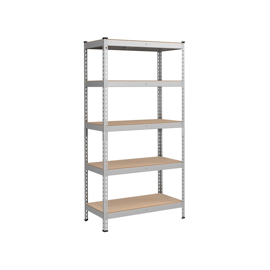 5-Tier Garage Storage Shelf – Adjustable – Heavy-Duty Metal Rack