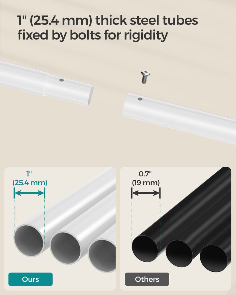 Clothes Rack With Wheels – Dense Mesh Storage Shelf – Rolling Garment Rack