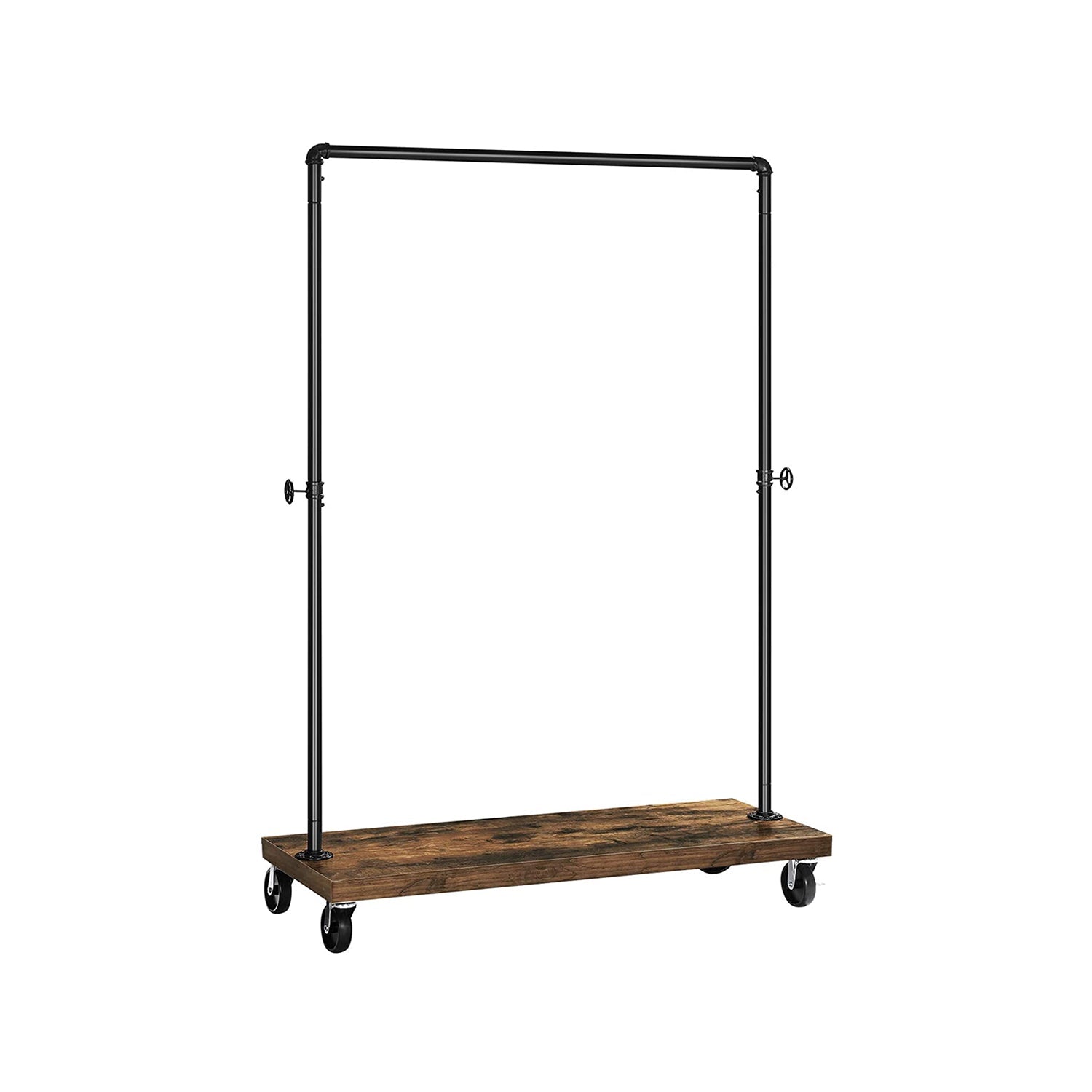 Clothing Rack - Heavy Duty Rolling - With Shelf Storage