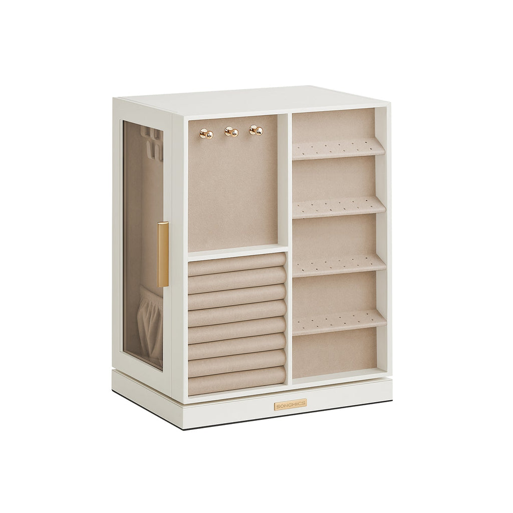Jewelry Box Organizer - 360 Degree Rotating - 5 Drawers