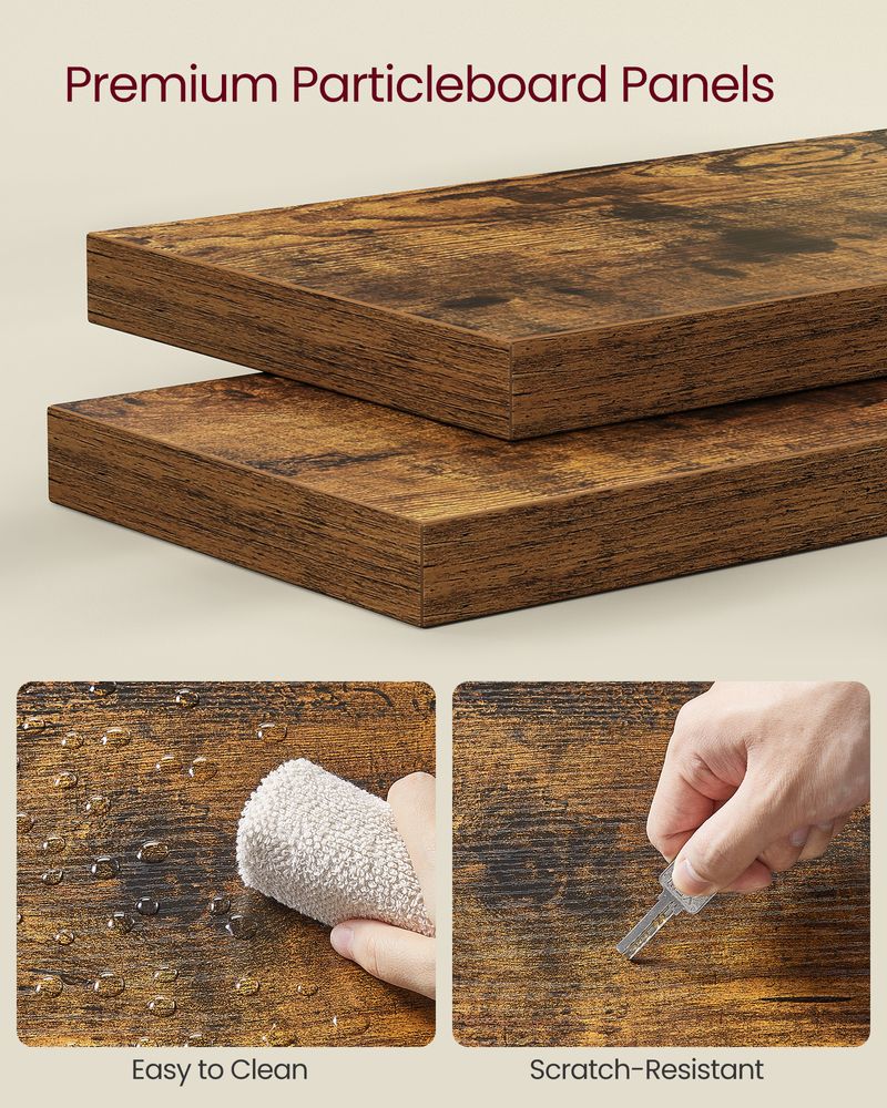 Wall Mounted Corner Shelf - 5 Tier - Space Saving Display Storage