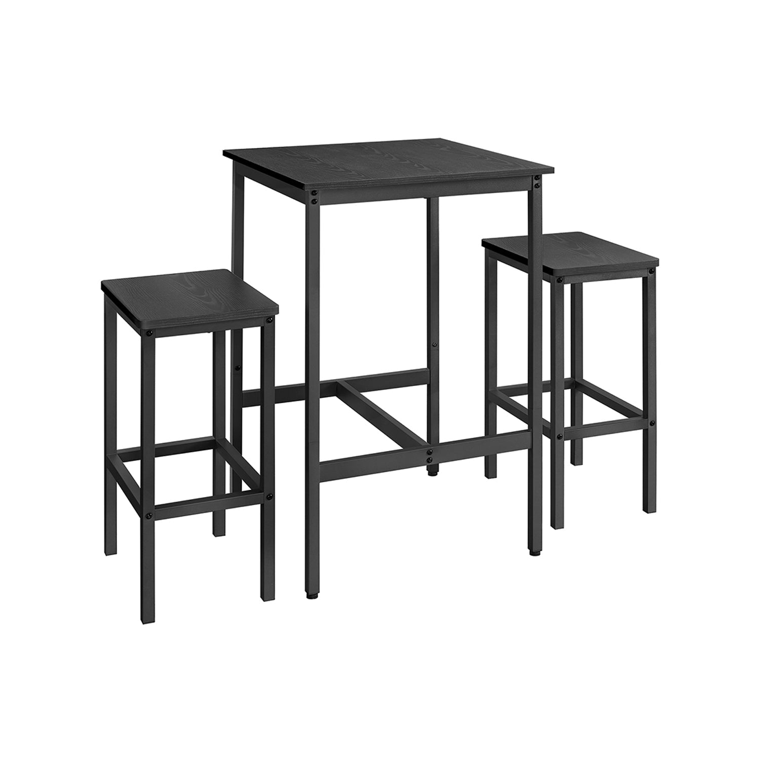 Bar Table and Chairs Set – Space-Saving Design – High Top Pub Set