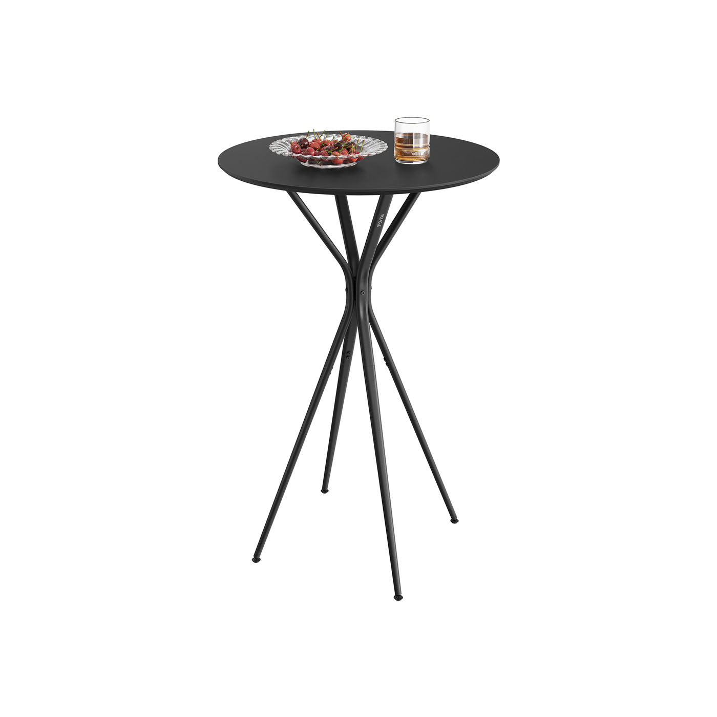 High Pub Table – X-Shaped Legs – Tall Bar Table