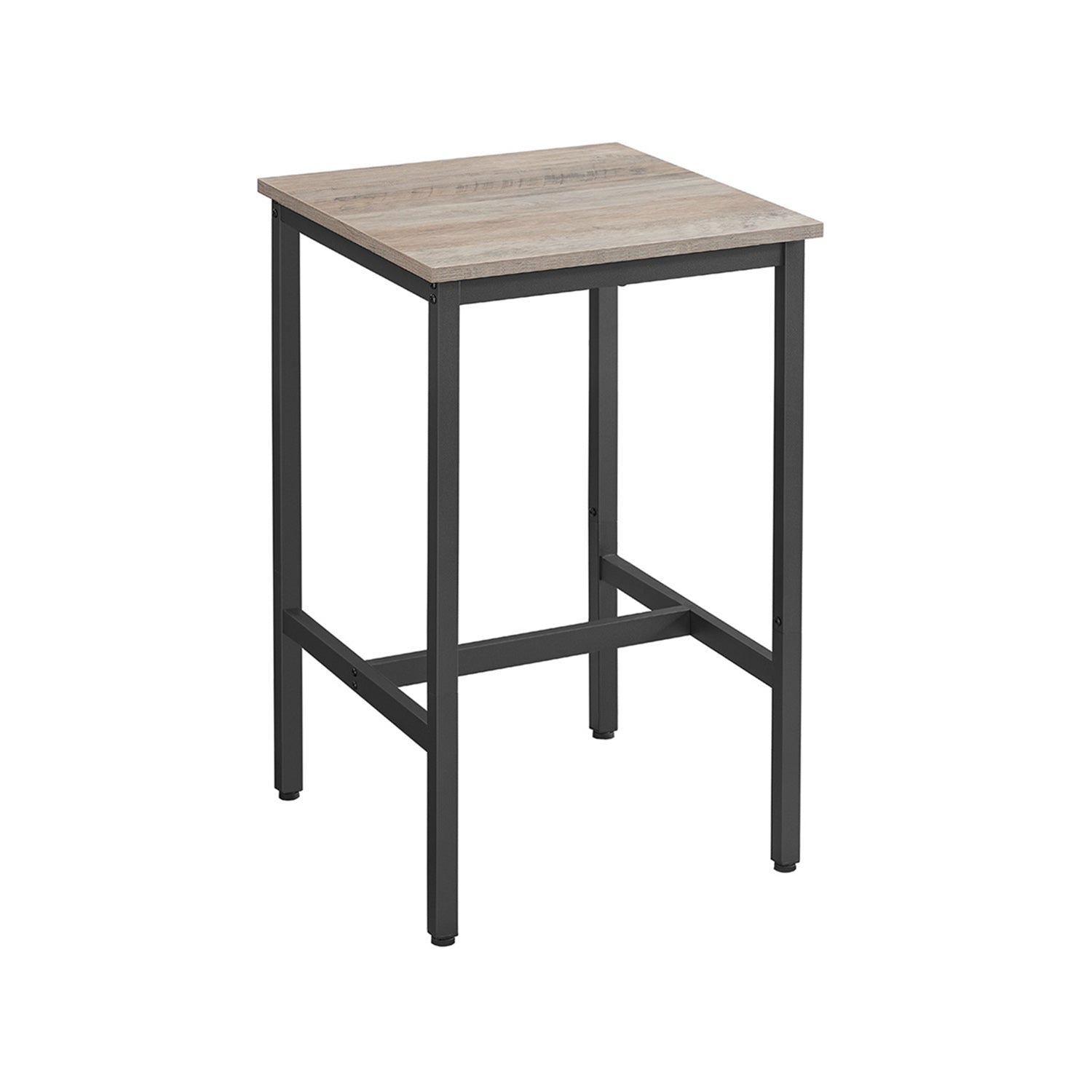 High Top Bar Table – Square Design – Industrial Pub Table