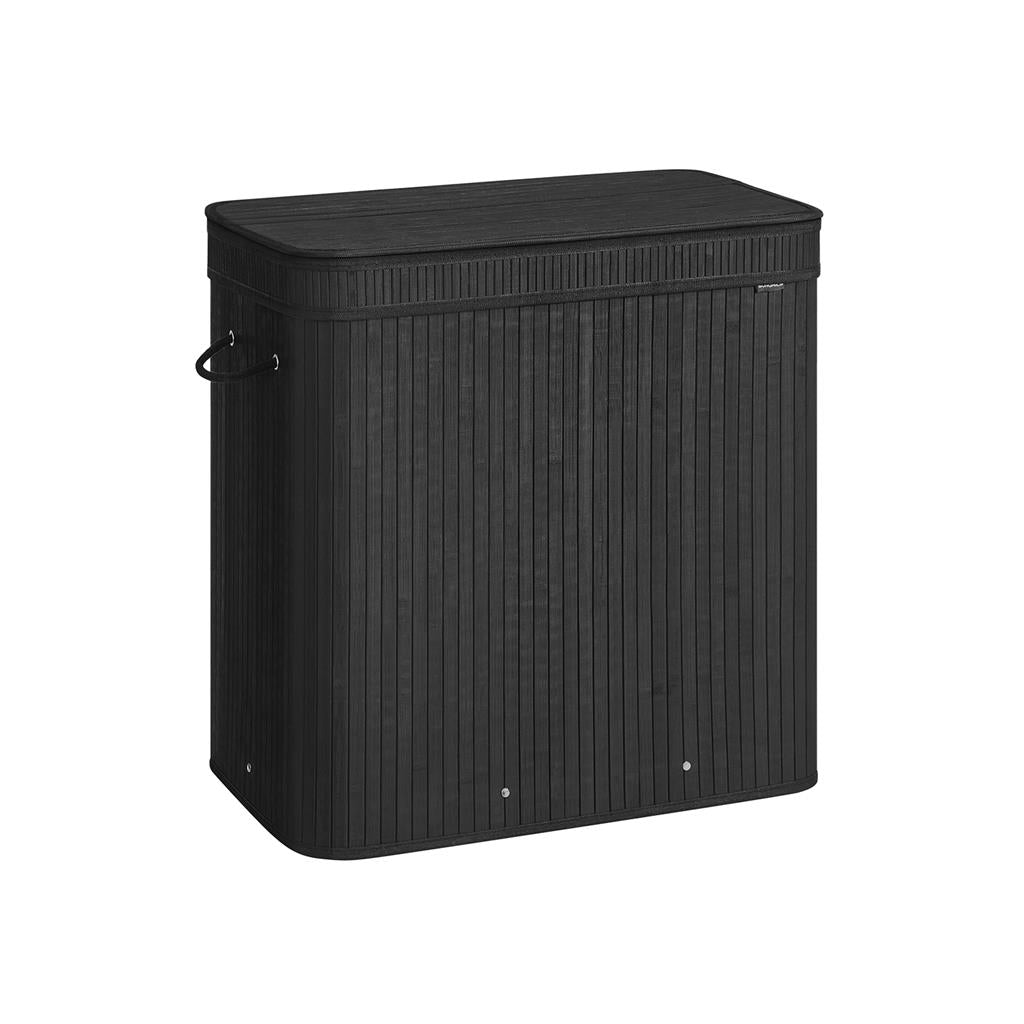 Laundry Hamper With Lid - Bamboo - 26.4 Gallon Capacity