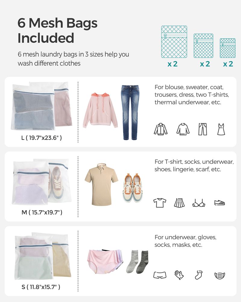 Clothes Hamper With Lid - 2 Section - 110–130L Capacity