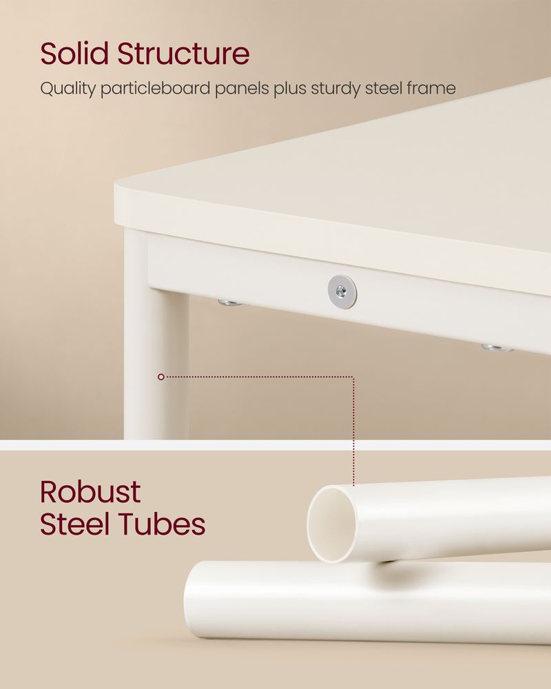 Side Table - Narrow - With Charging Station - 3 Tier