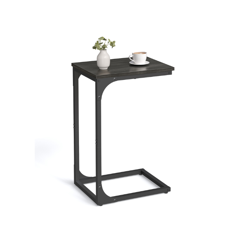 C-Shaped End Table – Slim Design – Sofa and Bed Side Table
