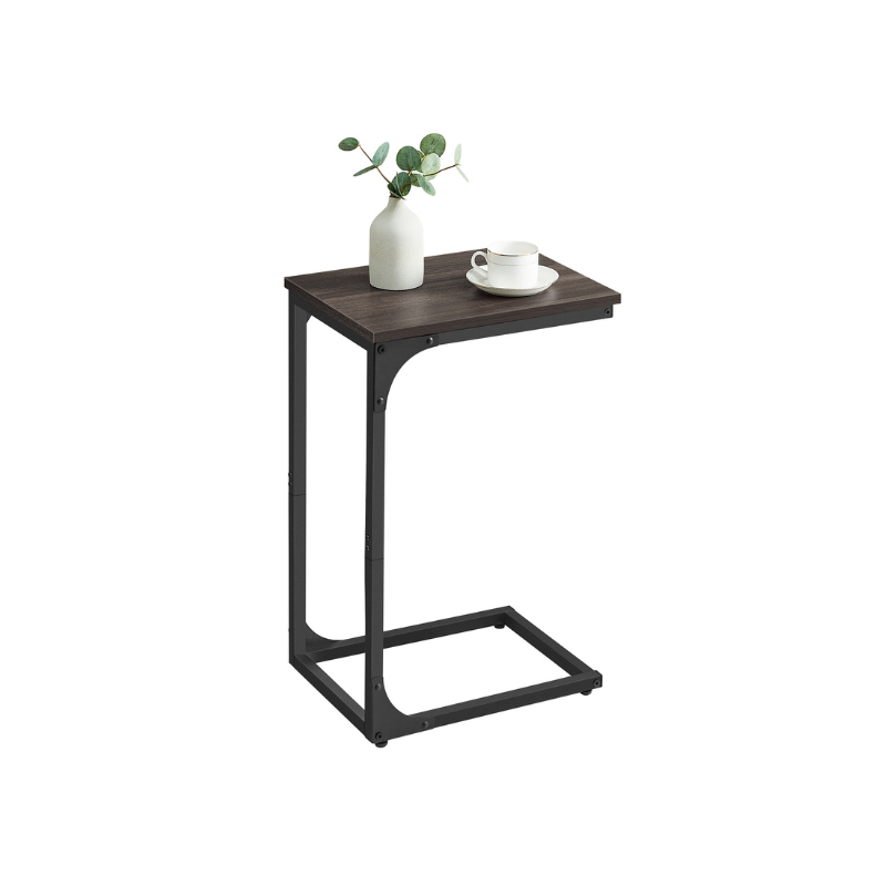 C-Shaped End Table – Slim Design – Sofa and Bed Side Table
