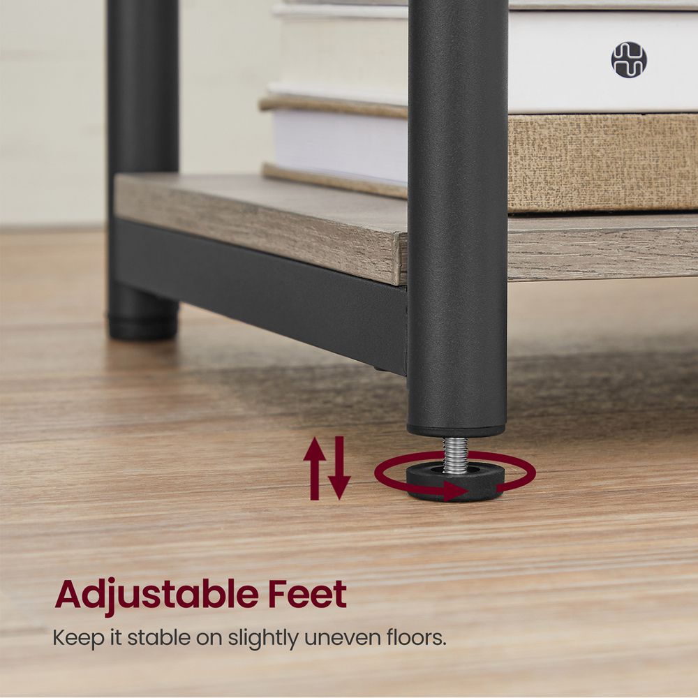 End Table - Charging Station With USB Outlets - Storage Shelf