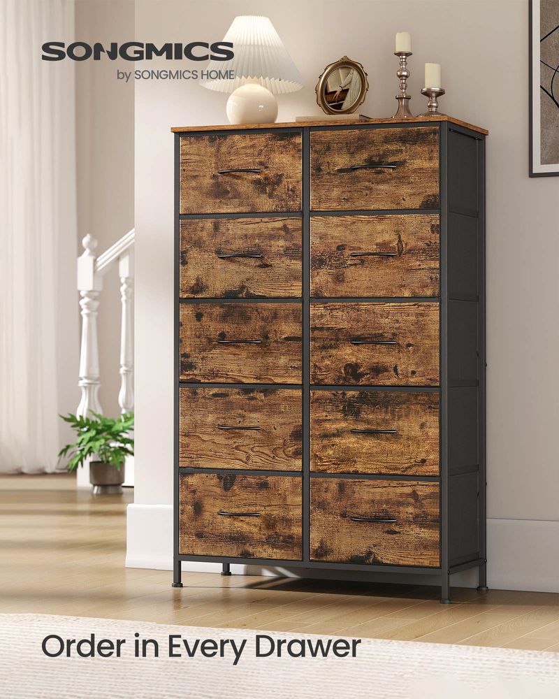 Dresser For Bedroom - Storage Organizer - TV Stand With Drawers