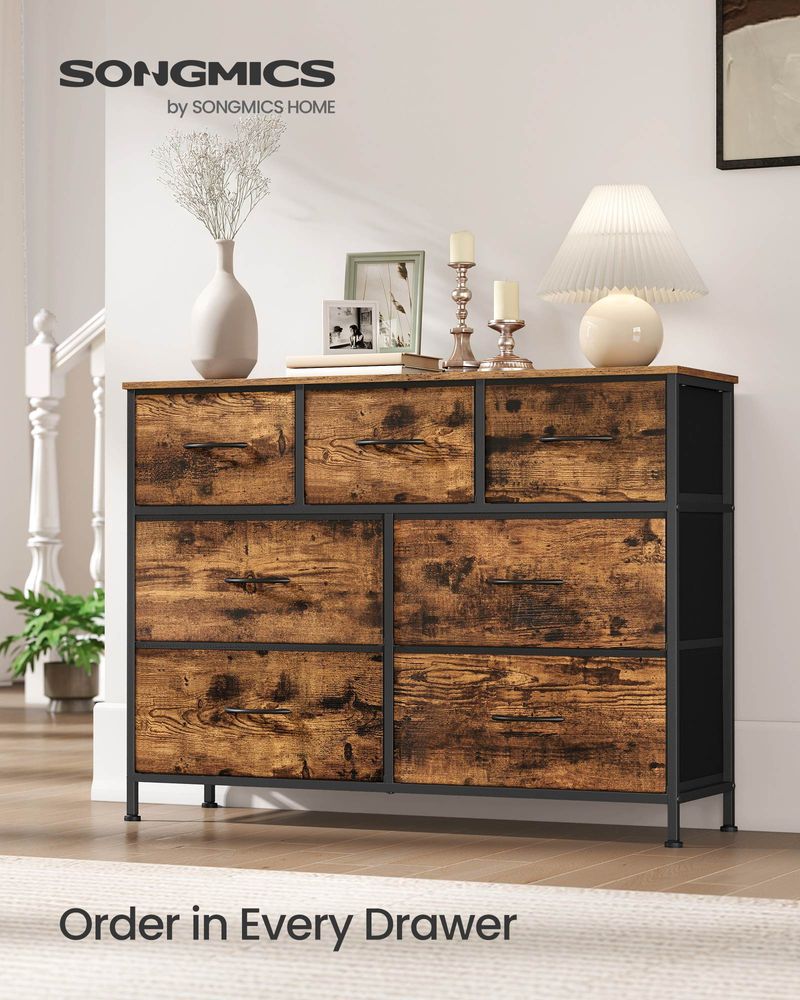 Dresser For Bedroom - Storage Organizer - TV Stand With Drawers