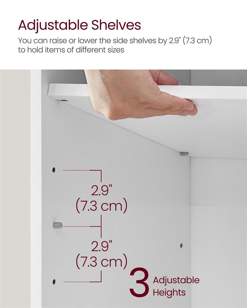 Shoe Bench With Cushion - 10 Compartments Storage - Entryway