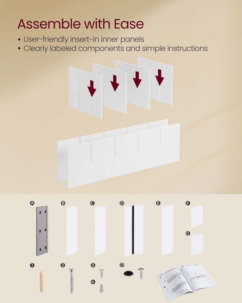 Shoe Bench With Cushion - 15 Compartments Storage - Entryway