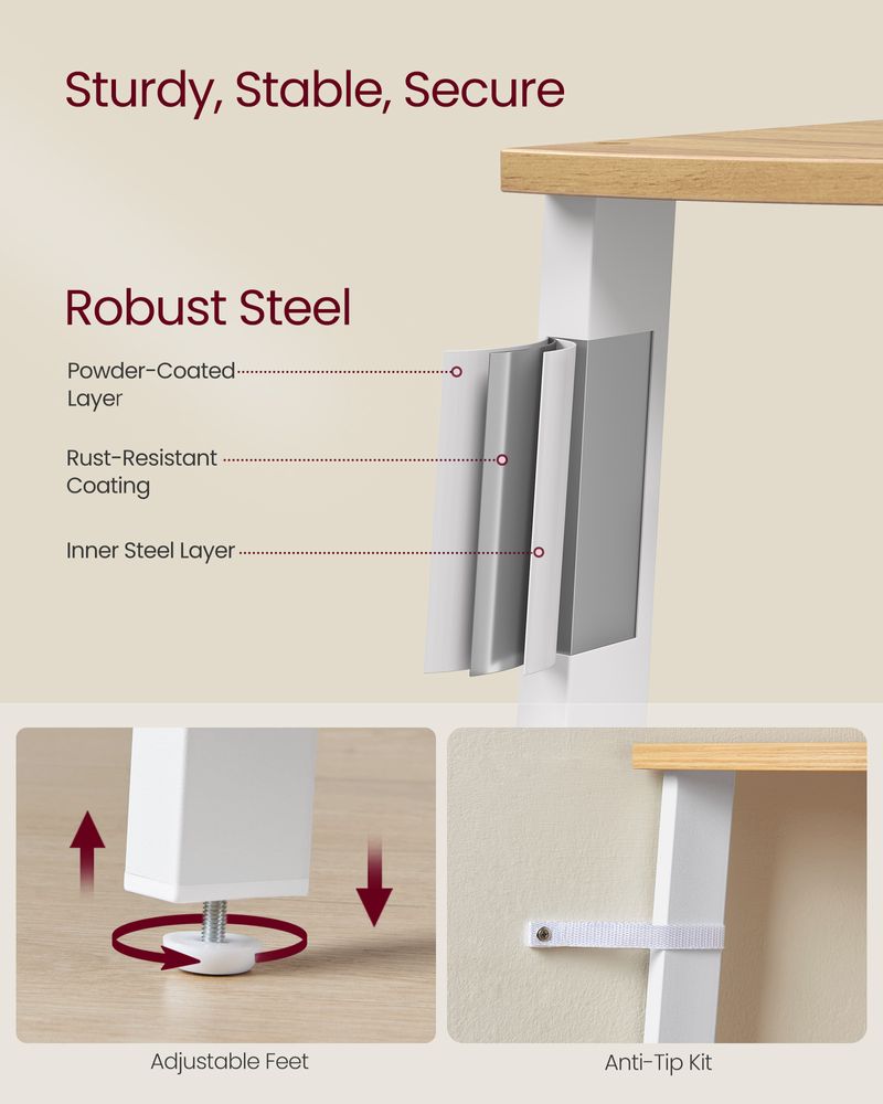 Corner Shelf Stand - 4 Tier - Floor Standing Storage