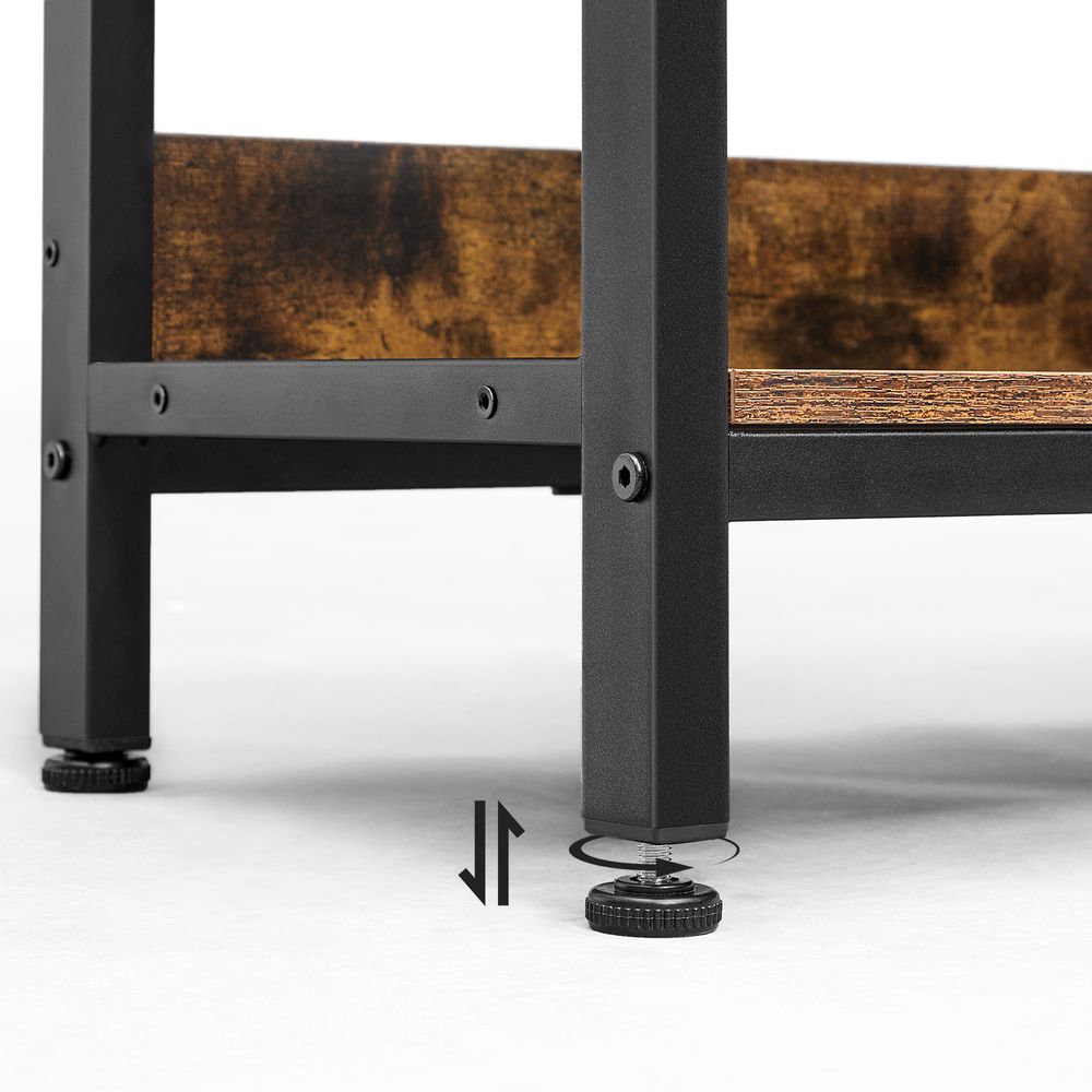 Bookshelf - 6 Storage Cubes - Industrial Style Open Shelf