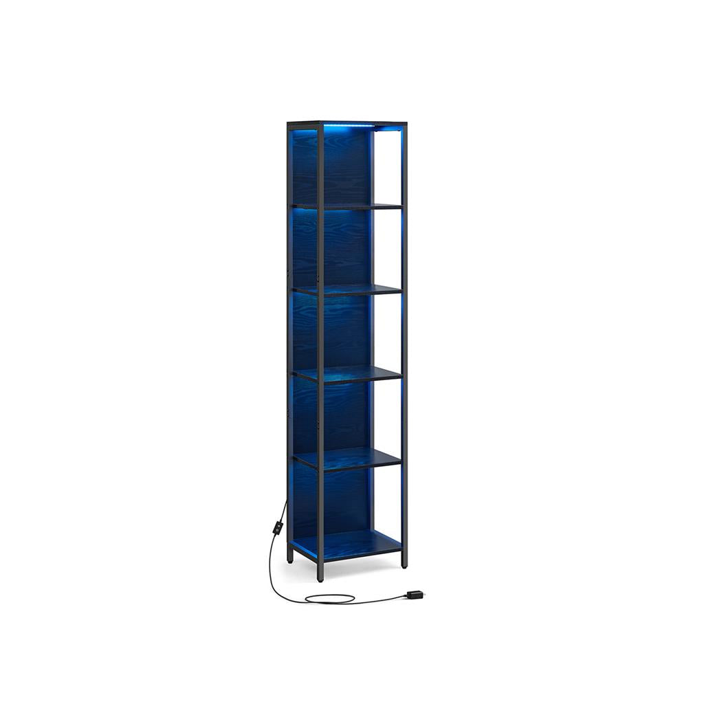 Bookshelf - 5 Tier LED - Dimmable Lights Display Shelf