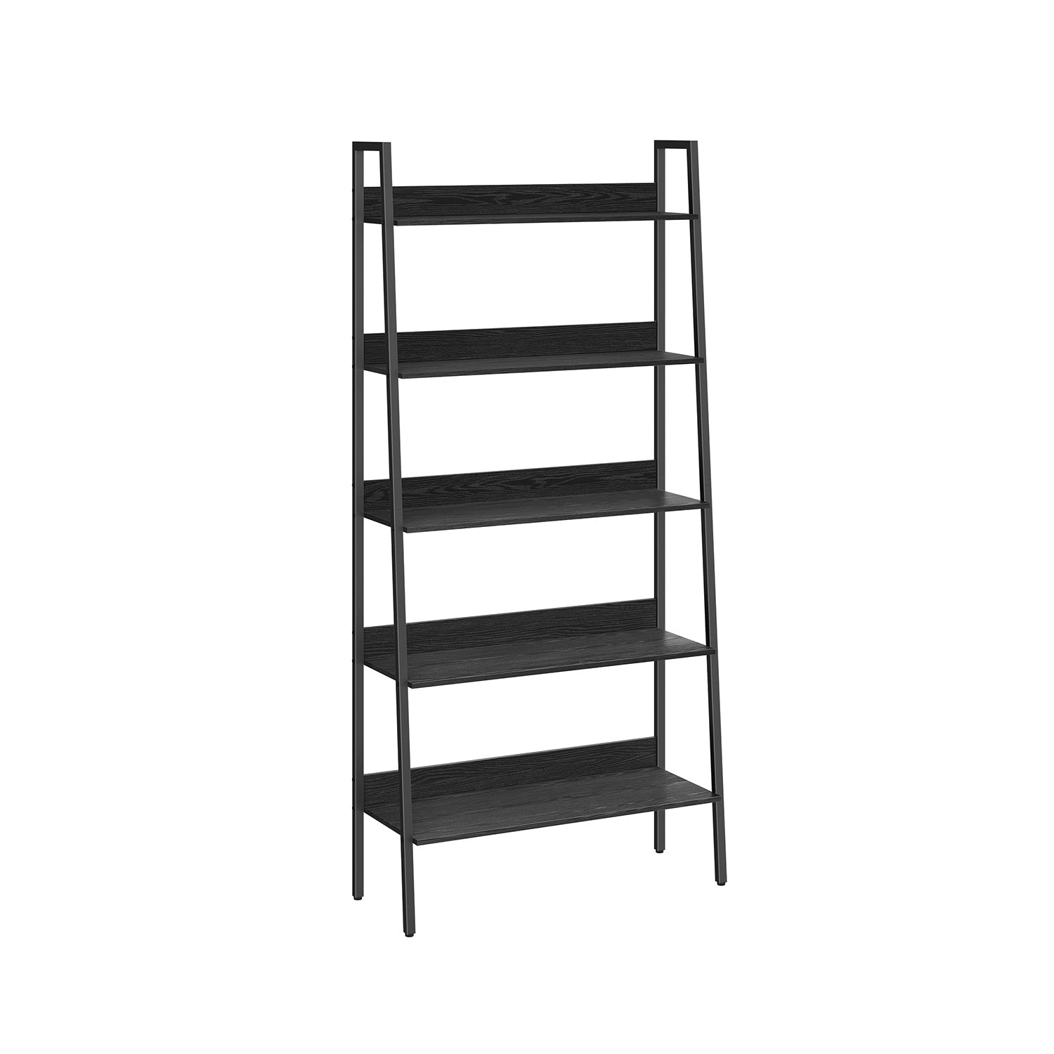 Ladder Shelf - 4 Tier Slim - Metal Frame Storage Shelf