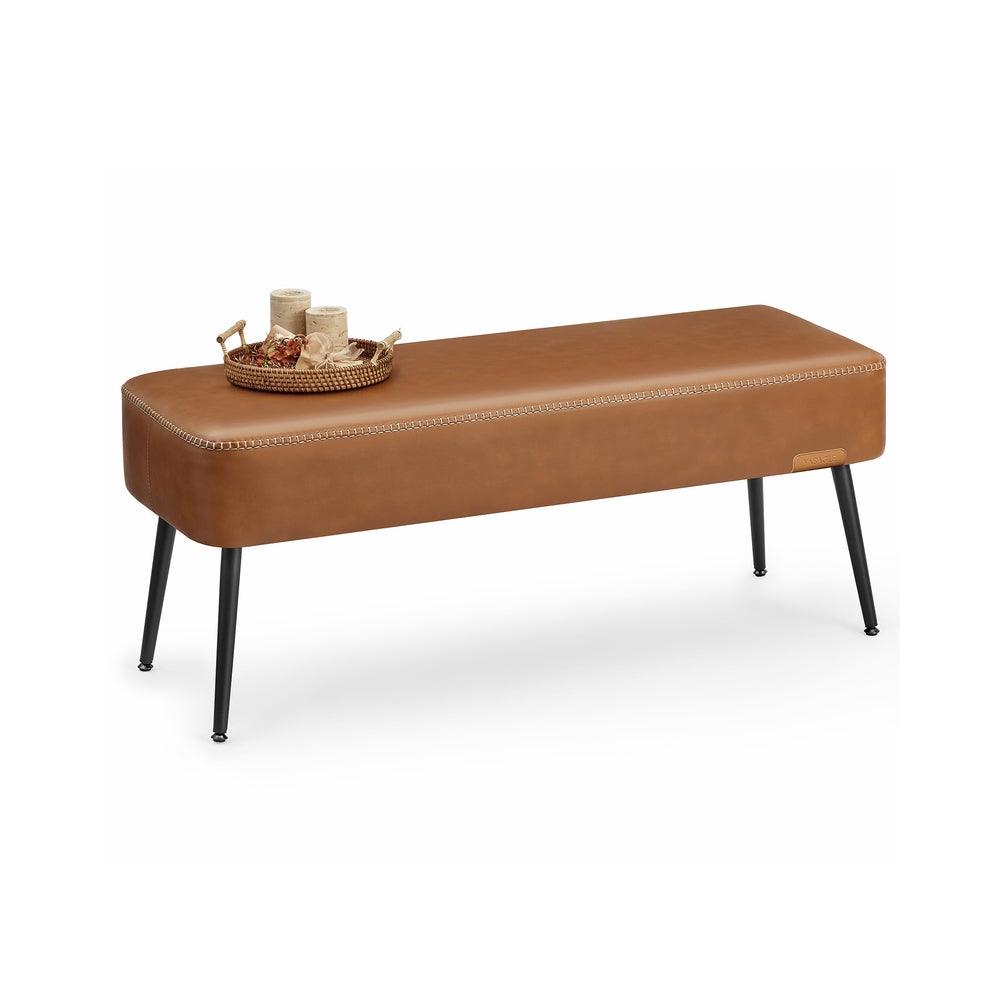 Ottoman Bench With Legs - Upholstered Seating - Multi Purpose