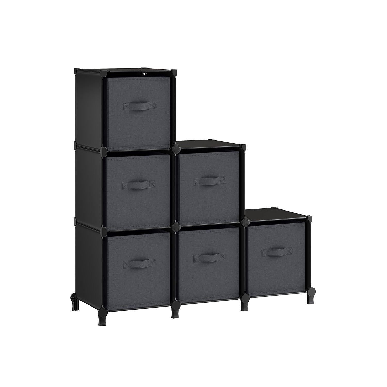 Cube Storage Organizer - With Storage Boxes - Set Of 16