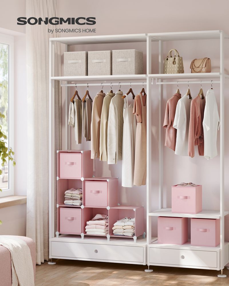 Cube Storage Organizer - With Storage Boxes - Set Of 16