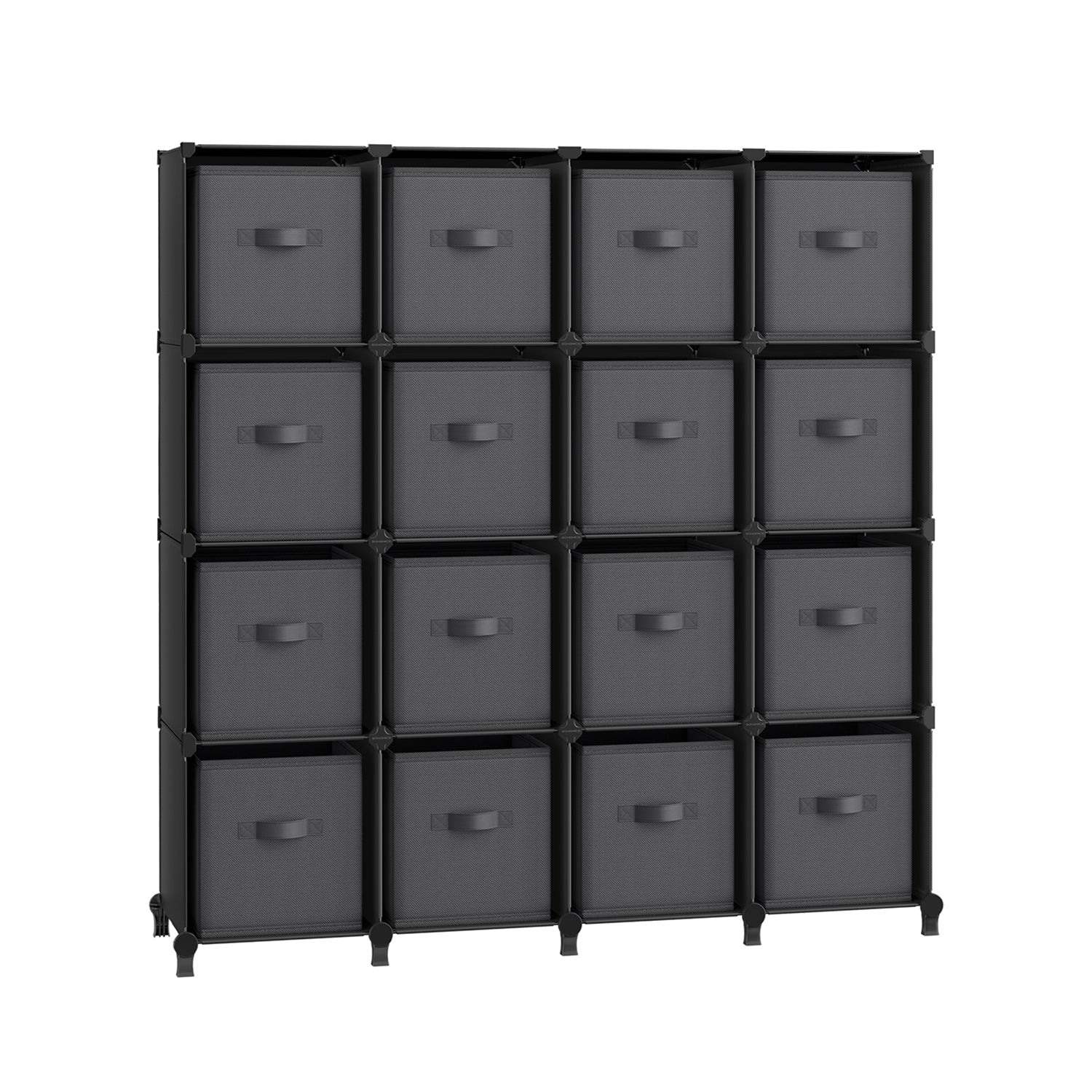 Cube Storage Organizer - With Storage Boxes - Set Of 16