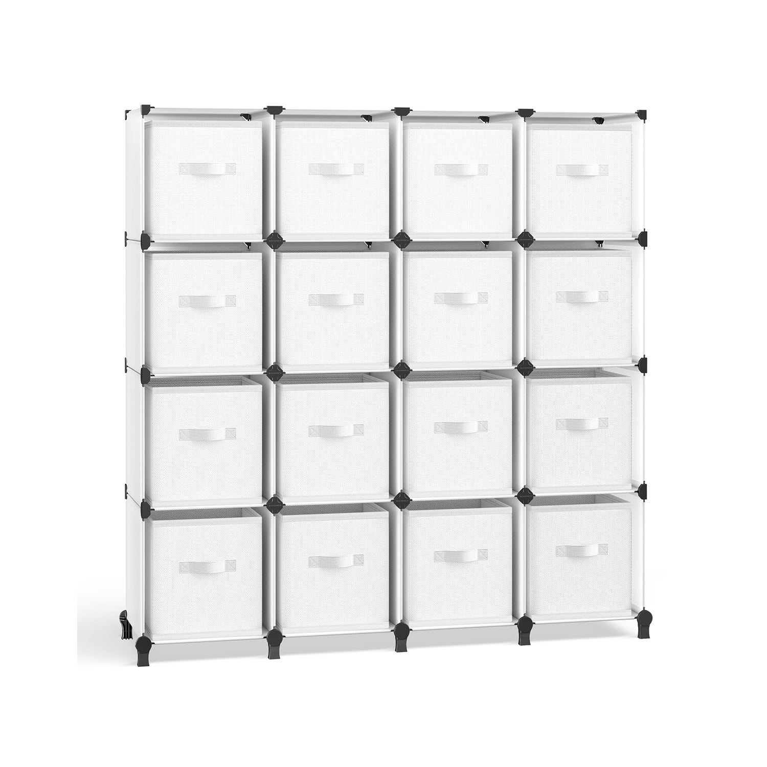 Cube Storage Organizer - With Storage Boxes - Set Of 16