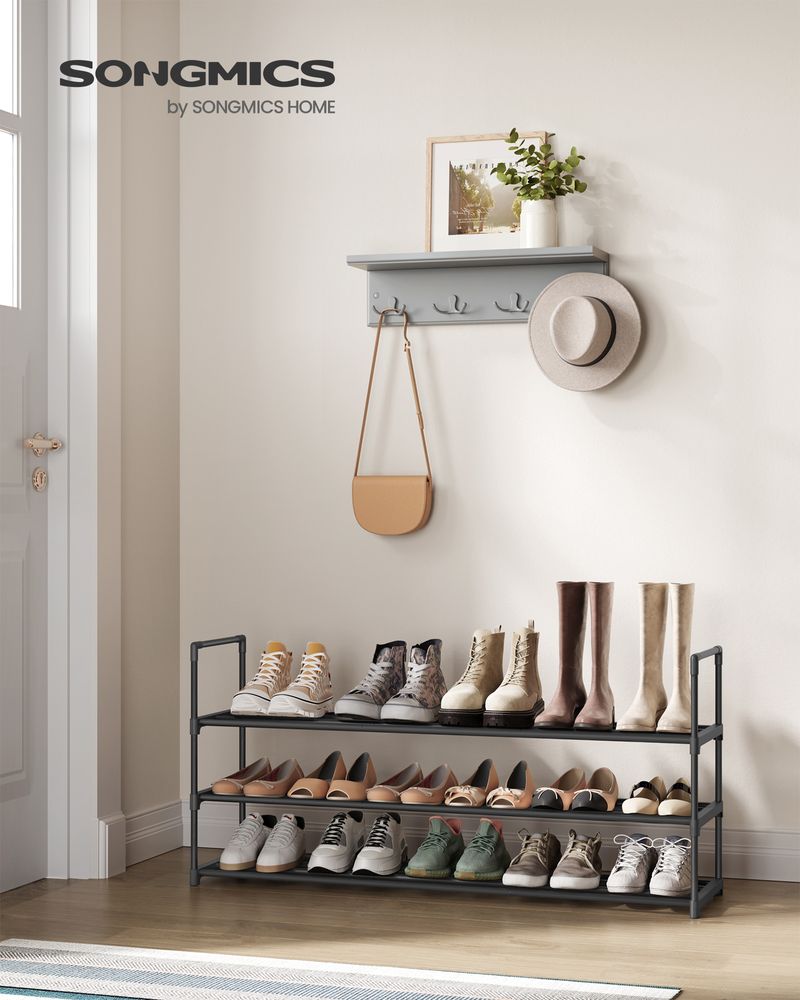 Metal Shoe Rack – Multi Tier Storage – Entryway & Closet Organizer