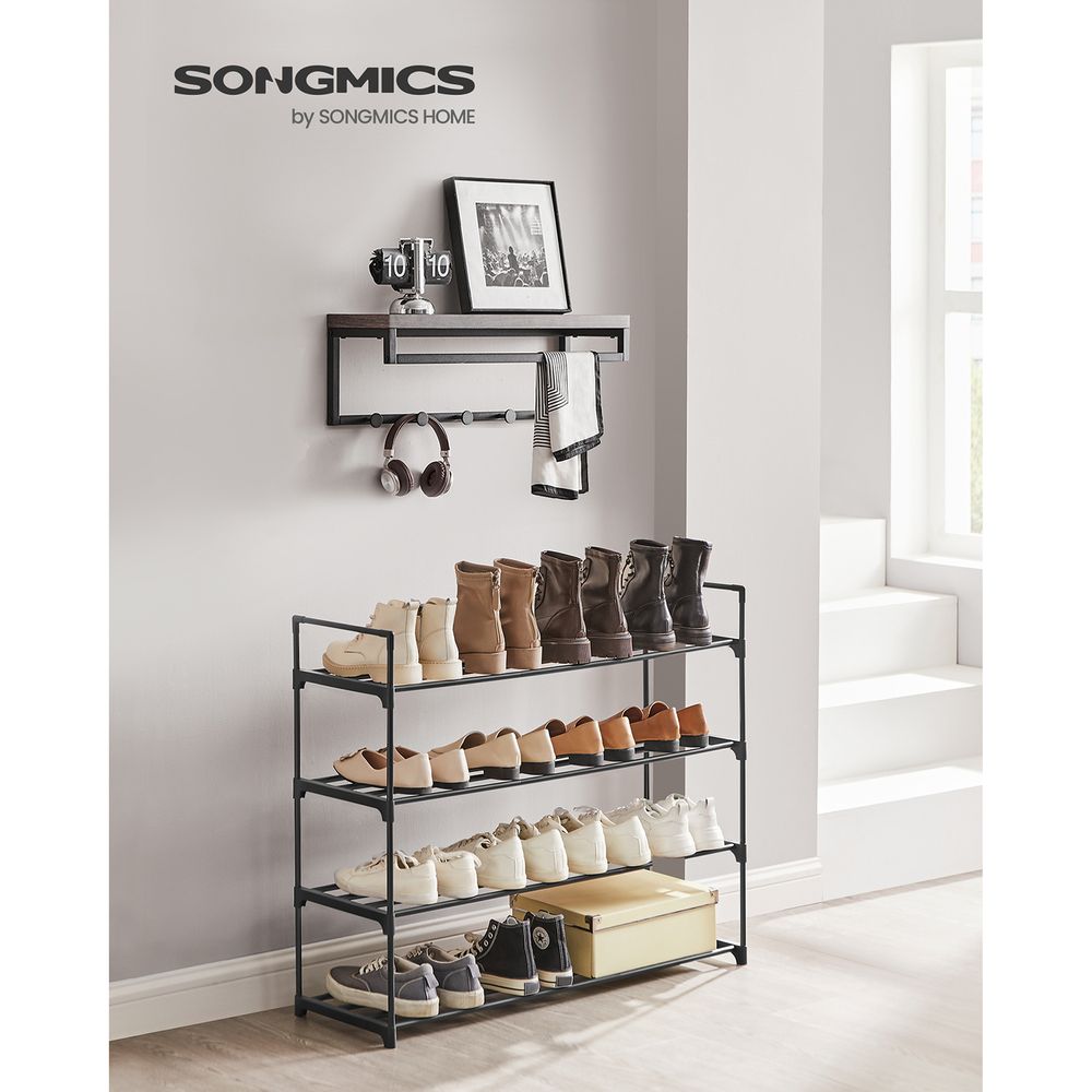 Metal Shoe Rack – Multi Tier Storage – Entryway & Closet Organizer