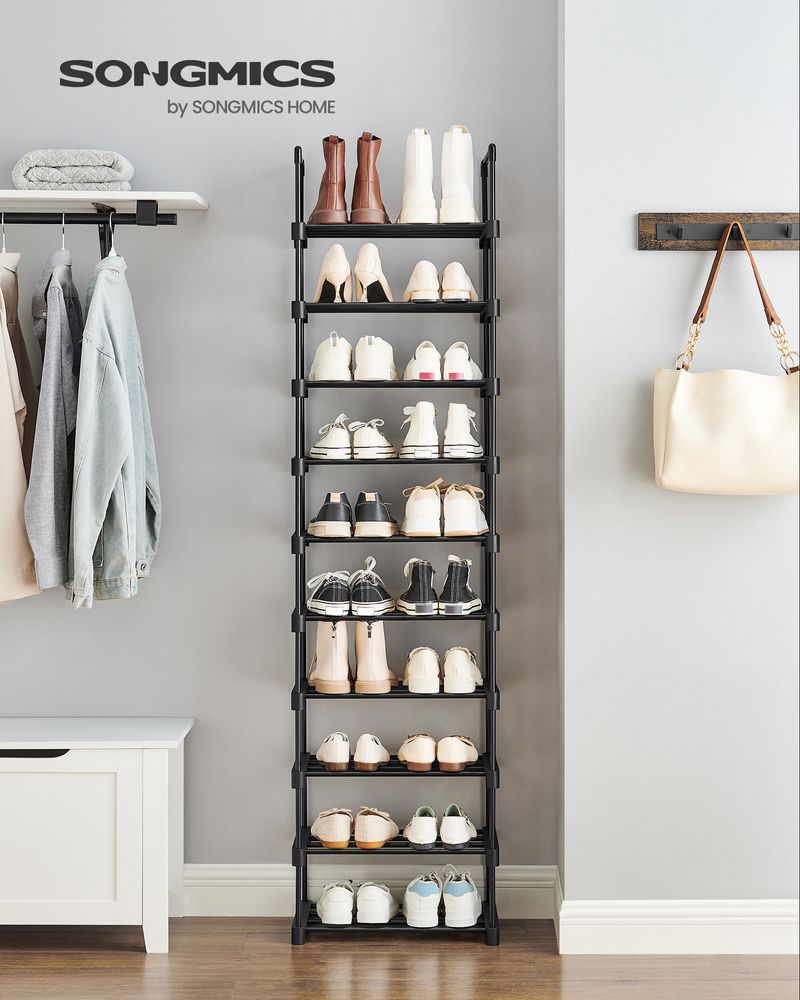 Metal Shoe Rack – Multi Tier Storage – Entryway & Closet Organizer