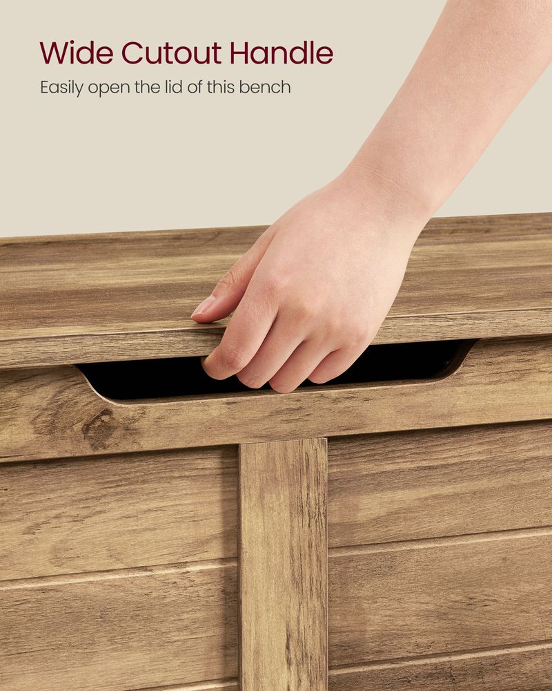 Storage Chest - With 2 Safety Hinges - Multi Purpose Storage