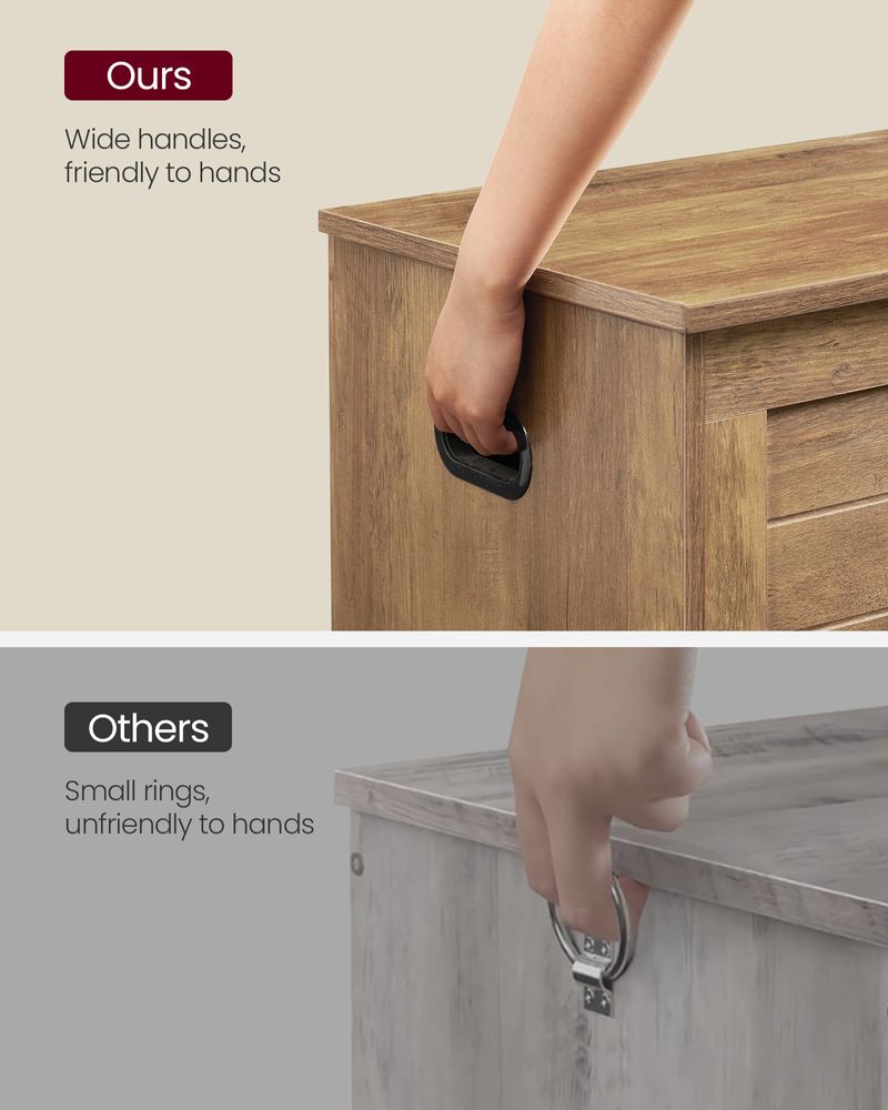 Storage Chest - With 2 Safety Hinges - Multi Purpose Storage