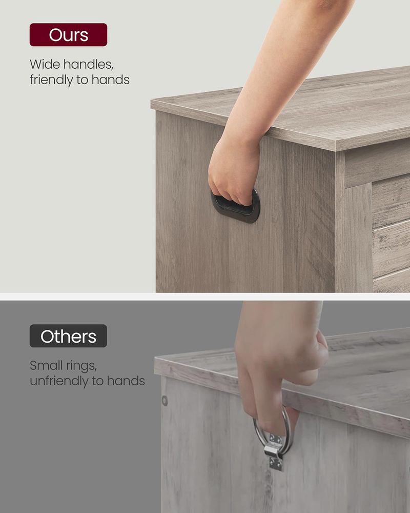 Storage Chest - With 2 Safety Hinges - Multi Purpose Storage