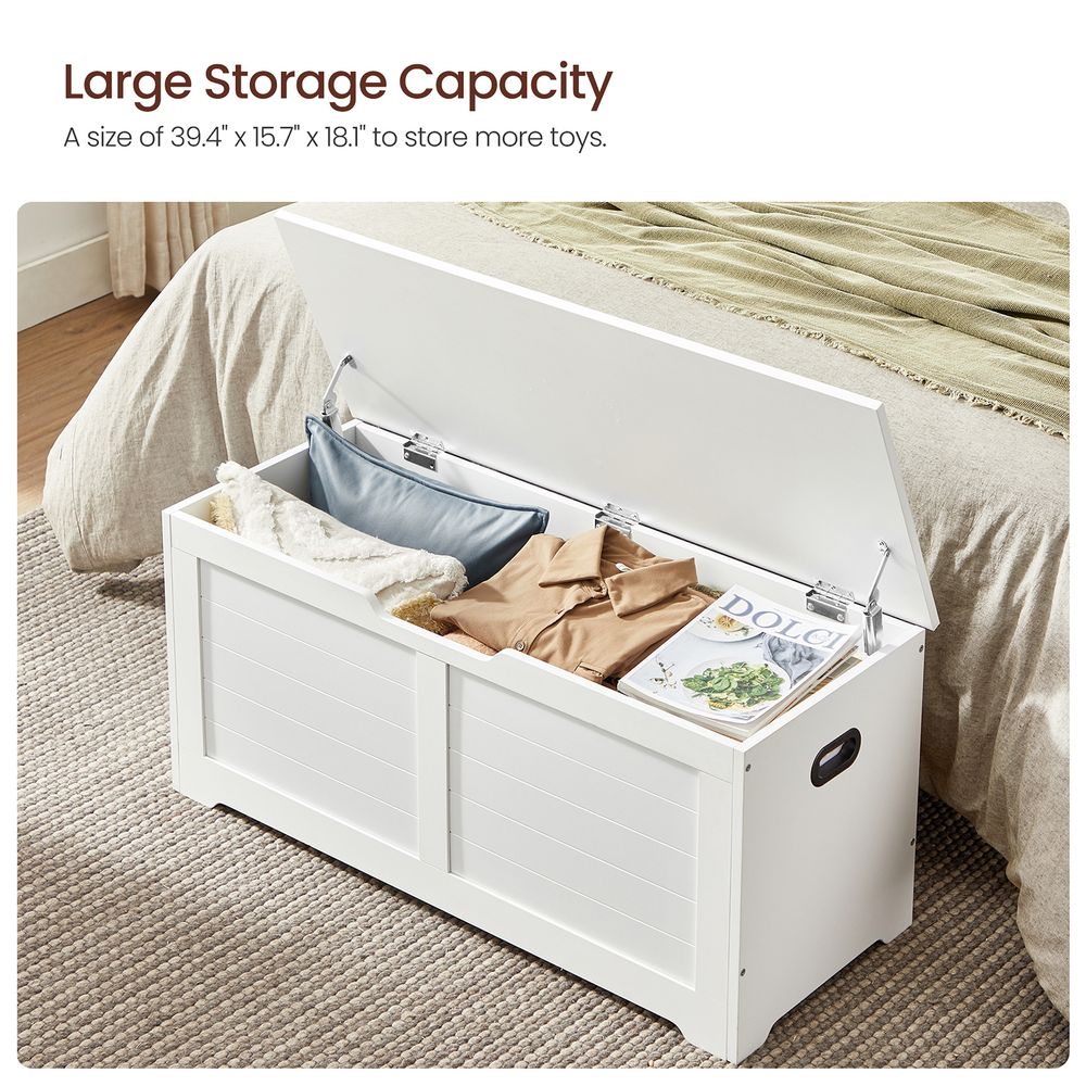 Storage Chest - With 2 Safety Hinges - Multi Purpose Storage