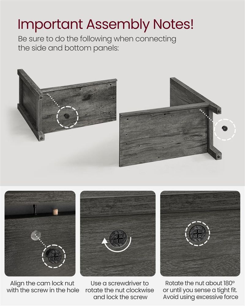 Buffet Storage Cabinet - Farmhouse Style - Adjustable Shelves