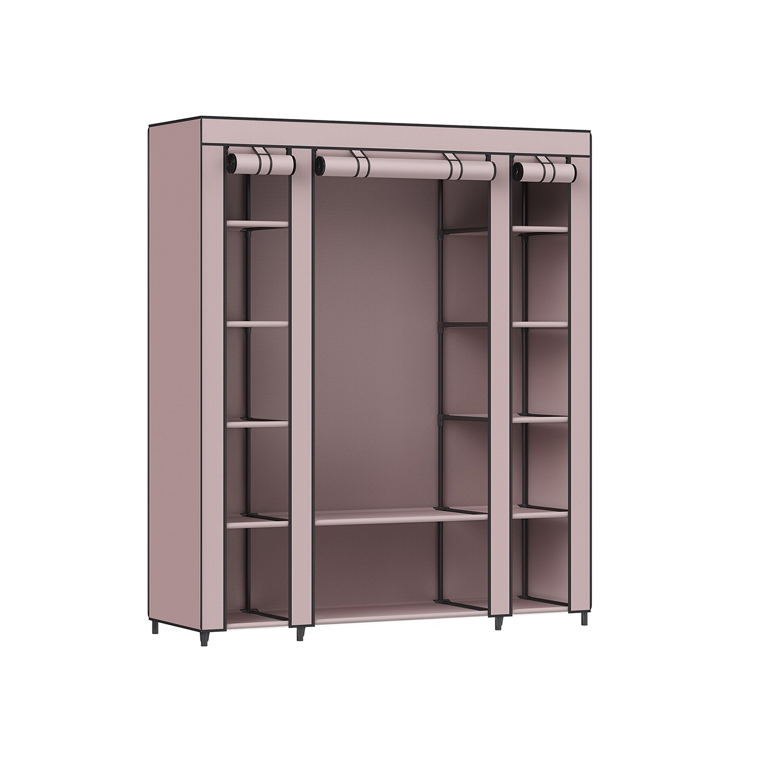 Closet Wardrobe Organizer - Non Woven Fabric Cover - Shelves