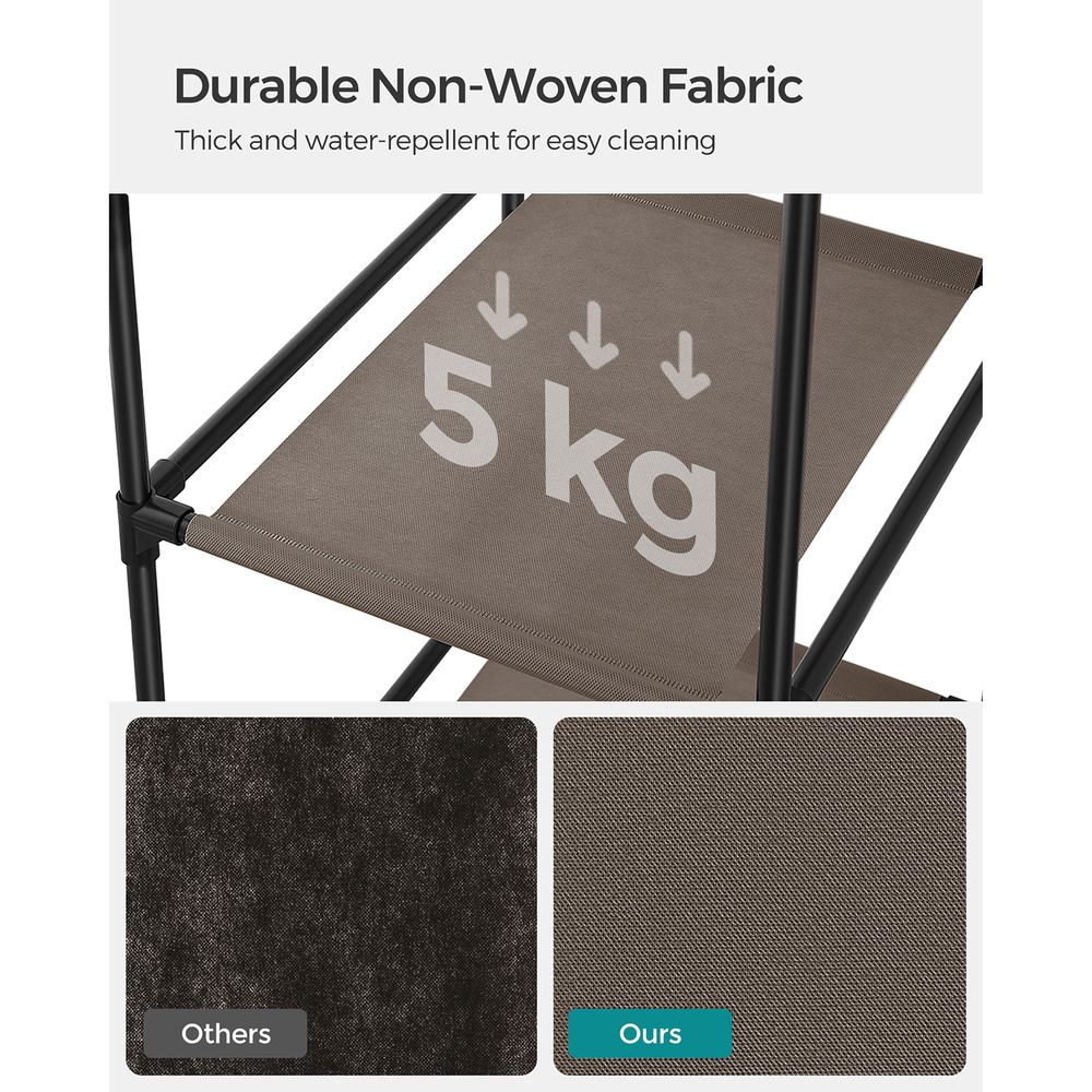 Closet Wardrobe Organizer - Non Woven Fabric Cover - Shelves