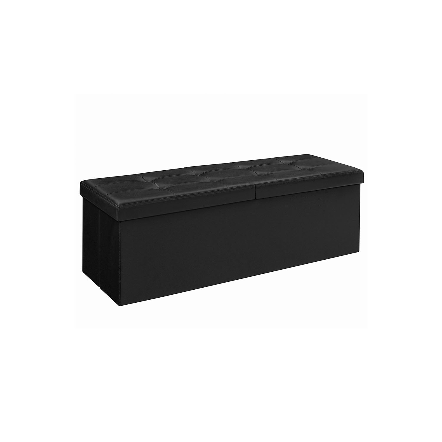 Storage Ottoman Bench - 30 Inch Folding - Flip Top Lid