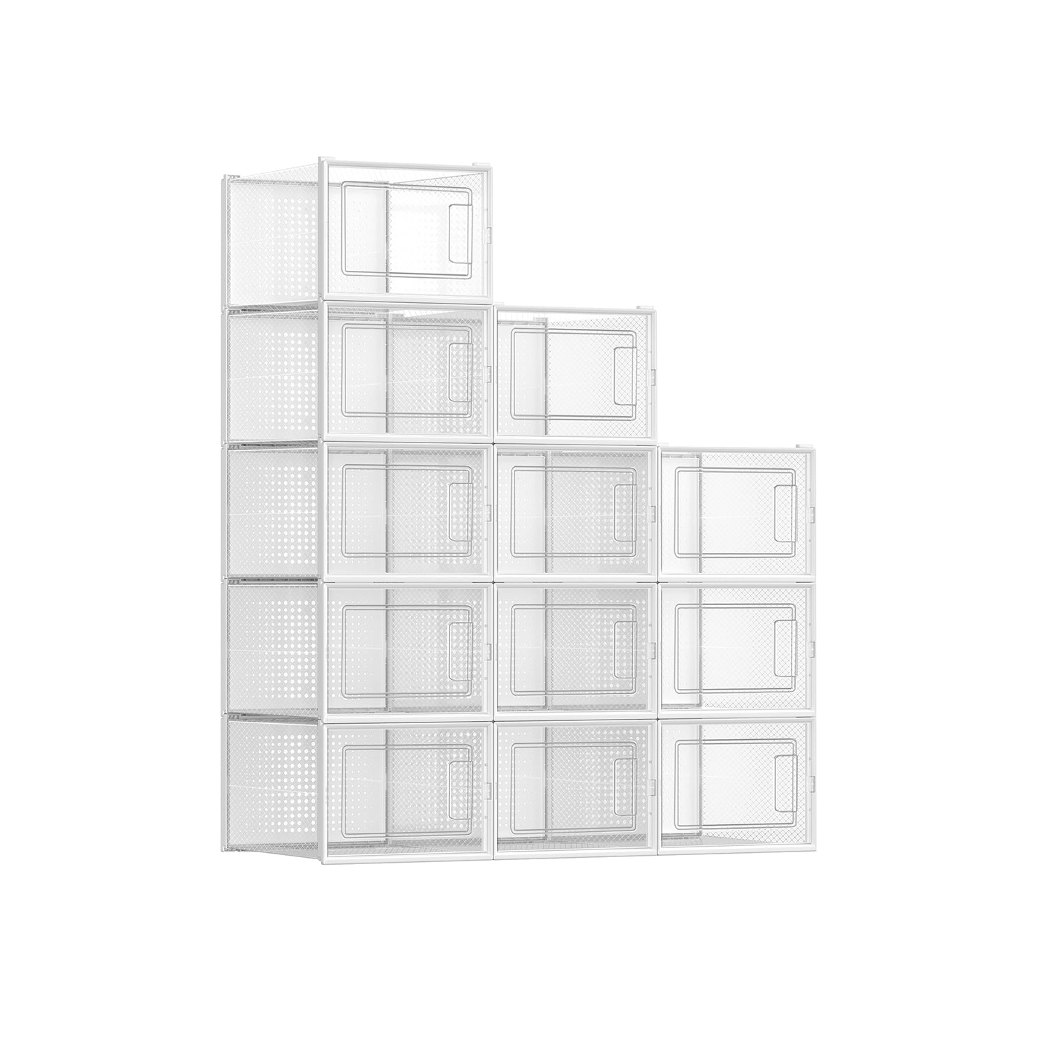 Shoe Storage Boxes - Pack Of 12–18 - Fits US Size 11–13