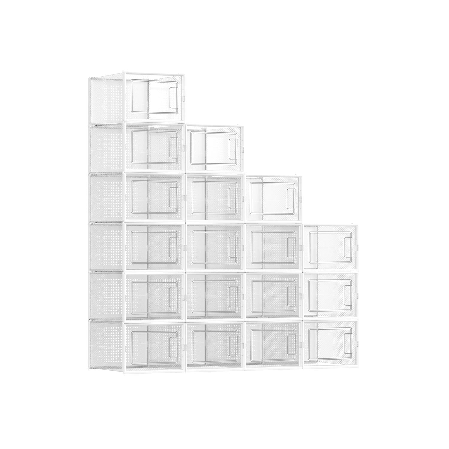Shoe Storage Boxes - Pack Of 12–18 - Fits US Size 11–13