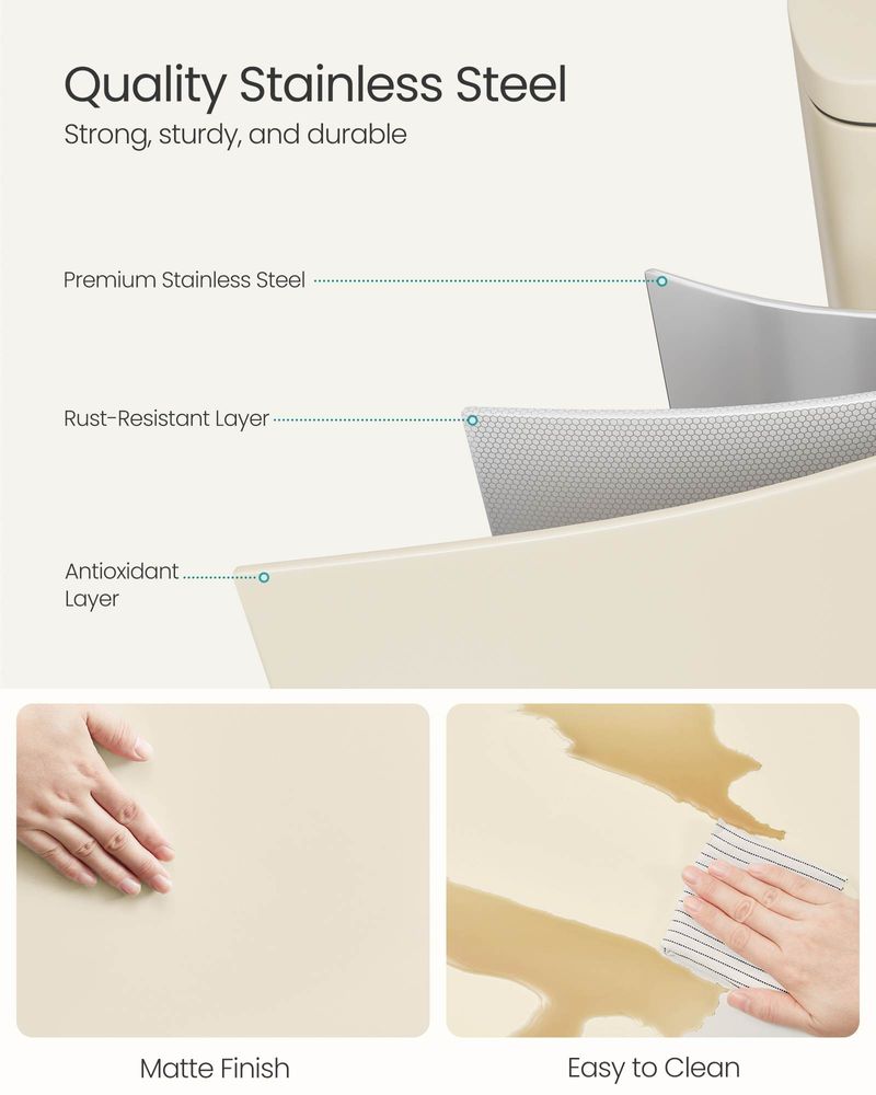 3 Gallon Step Trash Can – Soft Close Lid – Stainless Steel Kitchen Bin