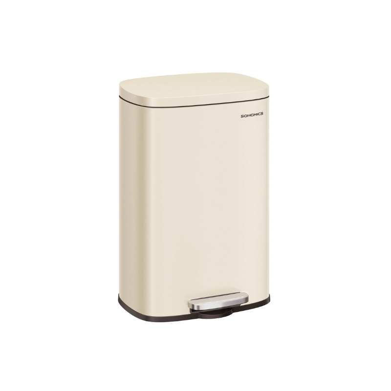 3 Gallon Step Trash Can – Soft Close Lid – Stainless Steel Kitchen Bin