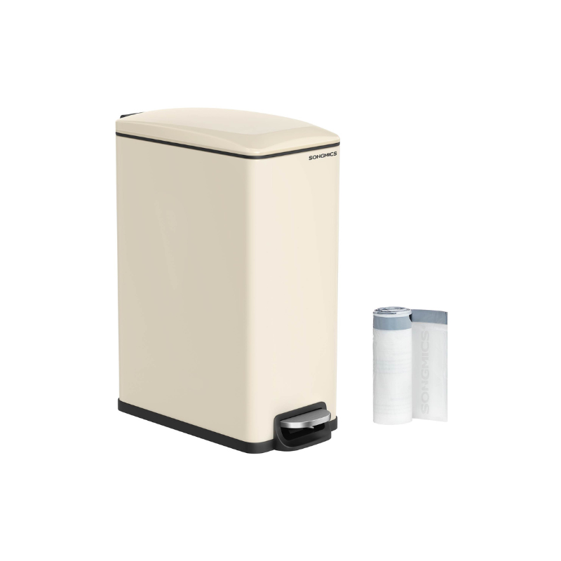 Garbage Can - 13 Gallon Slim - Soft Close Lid - Narrow Spaces