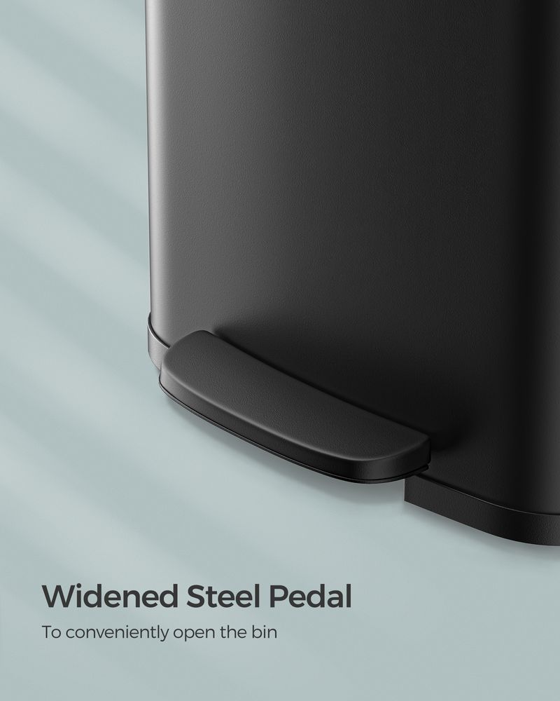 Trash Can - 13 & 18 Gallons Stainless Steel - Pedal Lid